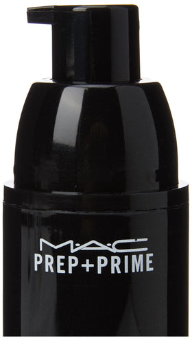 MAC prep + prime in use hand application demonstrating even coverage and natural radiance