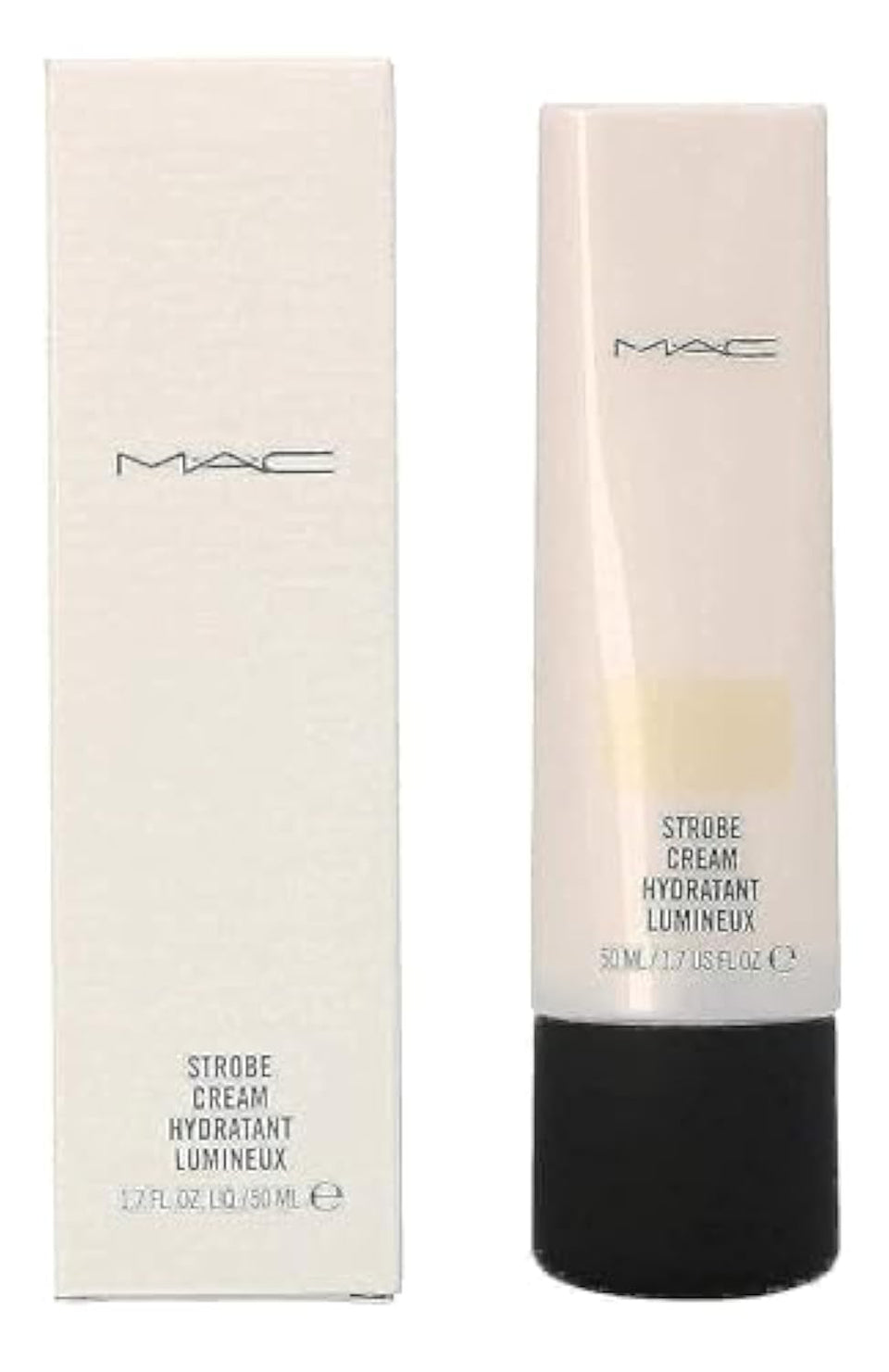 MAC Strobe Cream Goldlite front jar showing label and packaging for instant glow