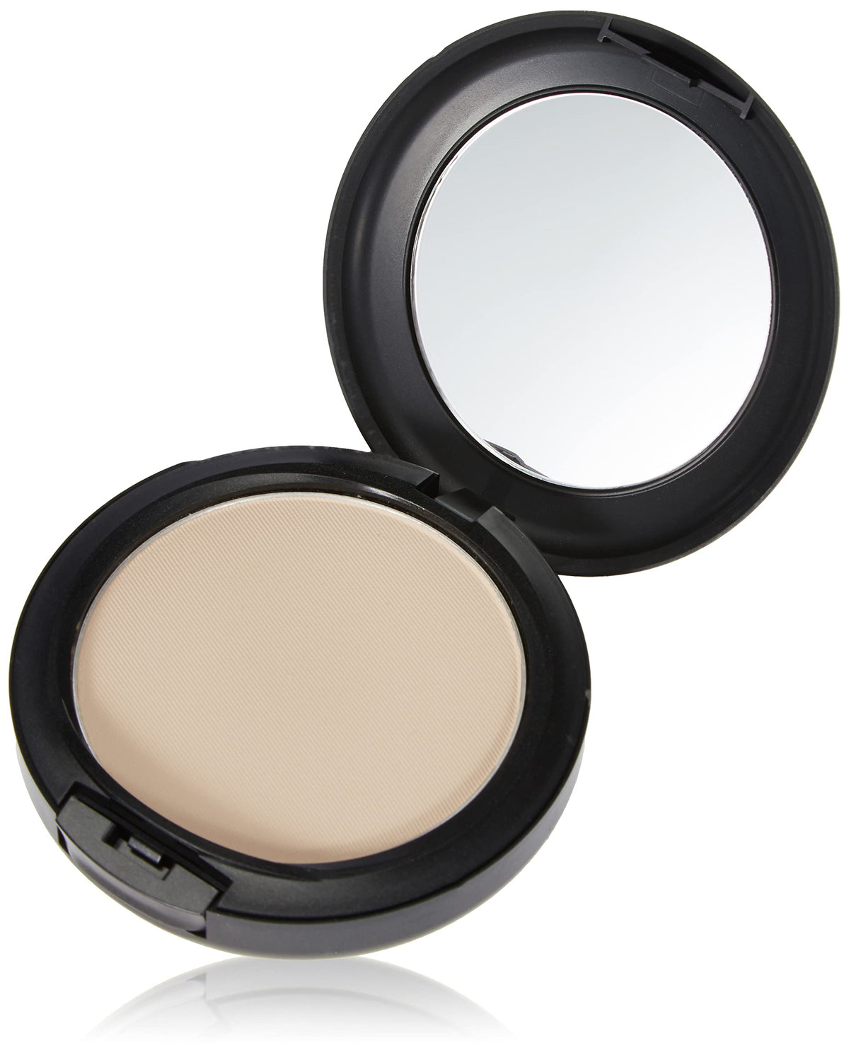 MAC Studio Fix compact front view showing sleek packaging and shade label