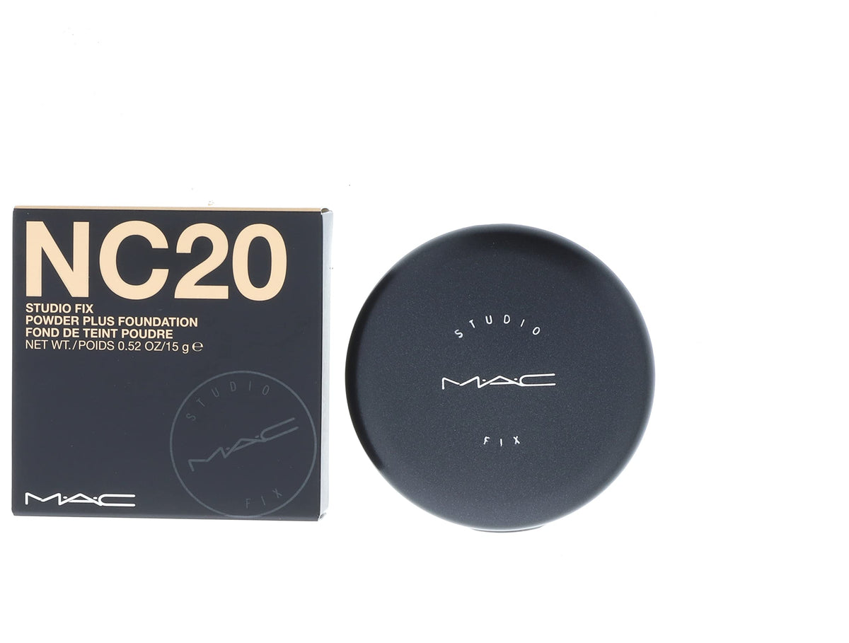 MAC compact opened revealing pressed powder for quick touch-ups