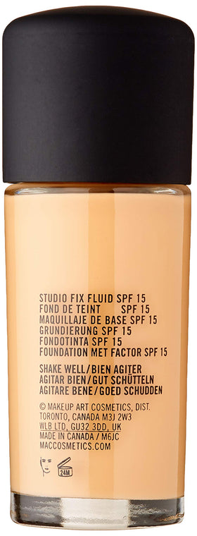MAC Studio Fix Fluid pump detail dispenses controlled amount for precise use