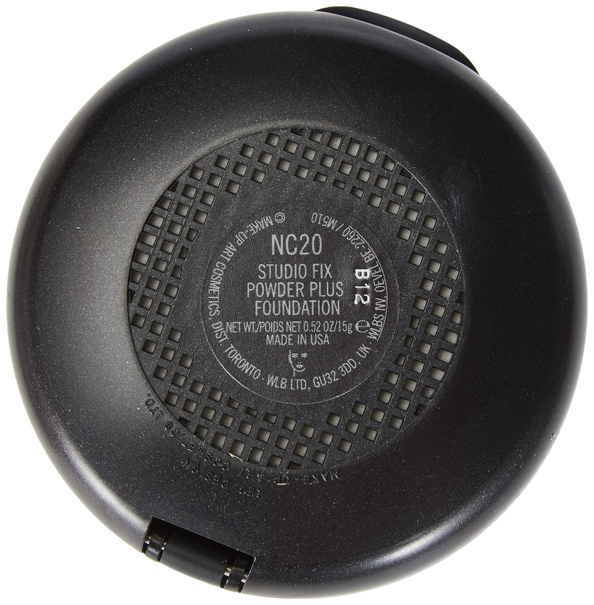 MAC Studio Fix compact in hand for size comparison and on-the-go benefit