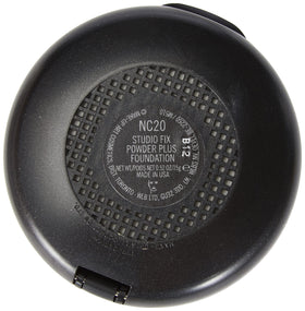 MAC Studio Fix compact in hand for size comparison and on-the-go benefit