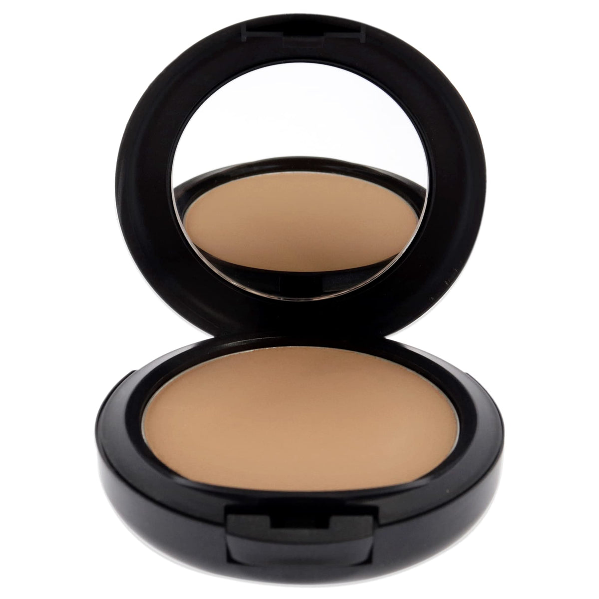 MAC Studio Fix open compact showing pressed powder texture and pan