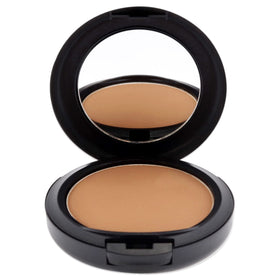 MAC open compact with sponge applicator and underside storage compartment