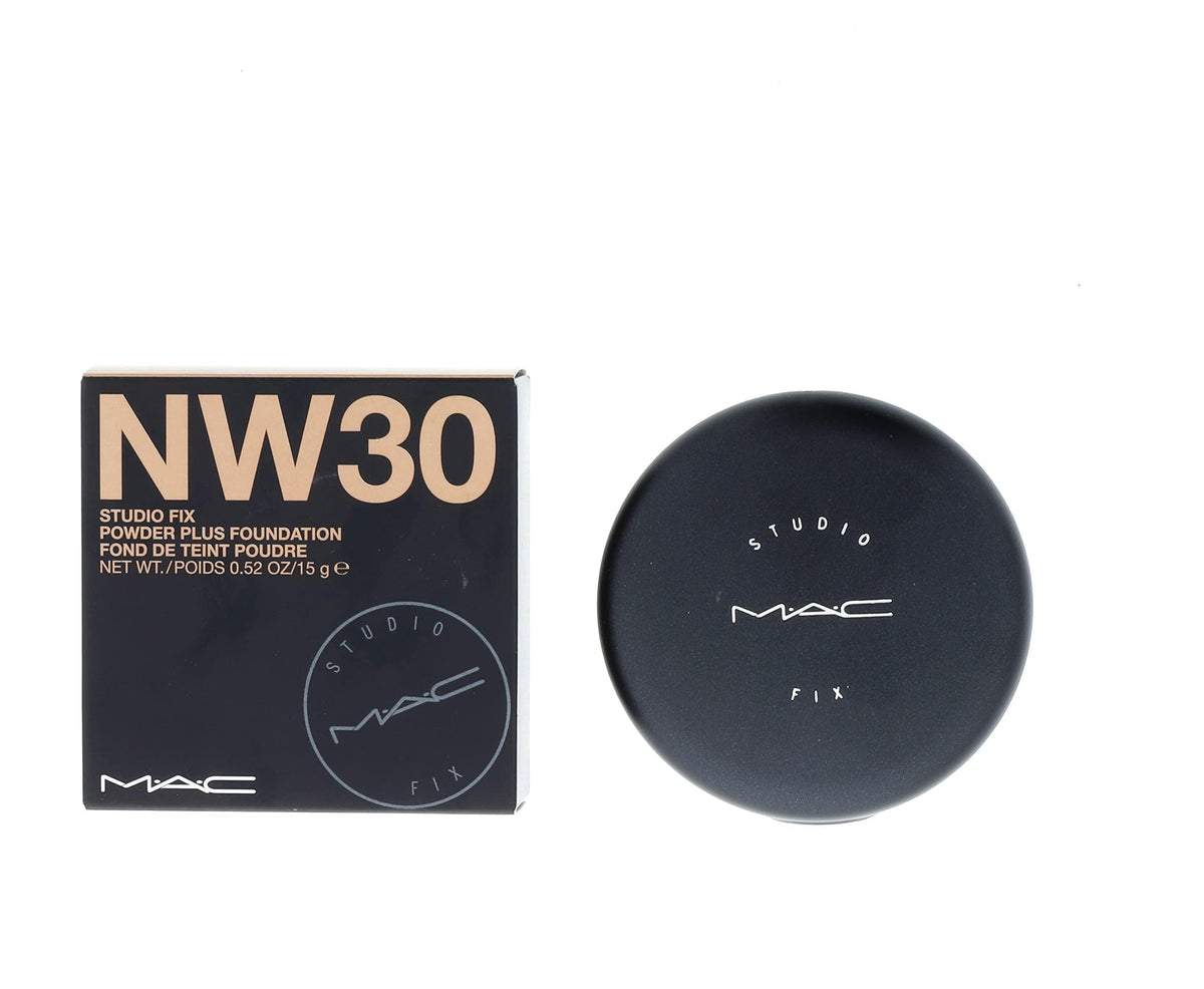 MAC open pan close-up revealing fine powder texture for smooth matte finish