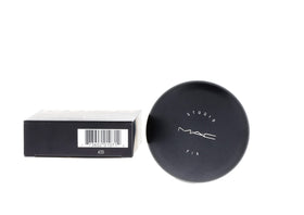 MAC product label close-up highlighting shade NW35 and product details