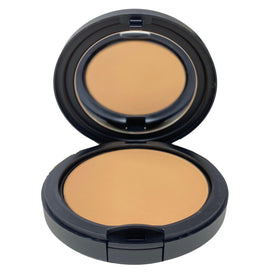 M·A·C powder texture close-up revealing fine-milled formula for smooth matte application