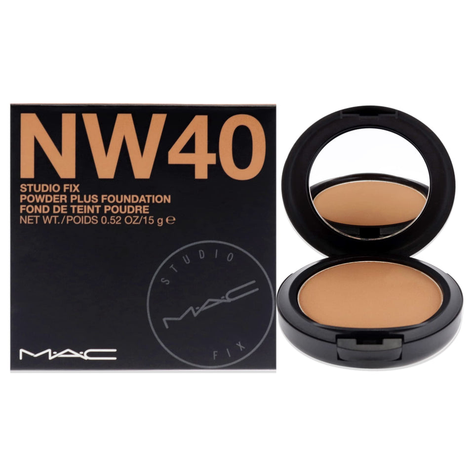MAC compact front view showing sleek logo and travel-friendly design