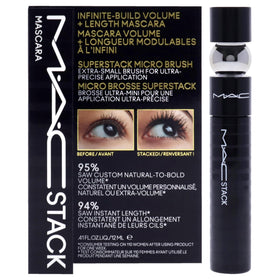 MAC Superstack front view with wand open showing design and instant volume