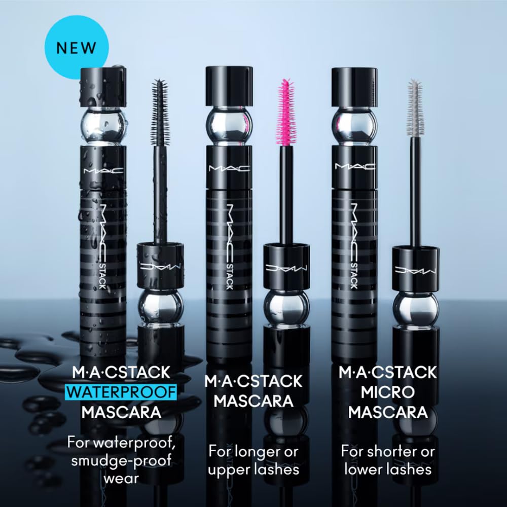 MAC mascara on bathroom counter in lifestyle scene demonstrating everyday wear