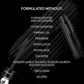 MAC mascara applied on model lashes showing dramatic length and lift