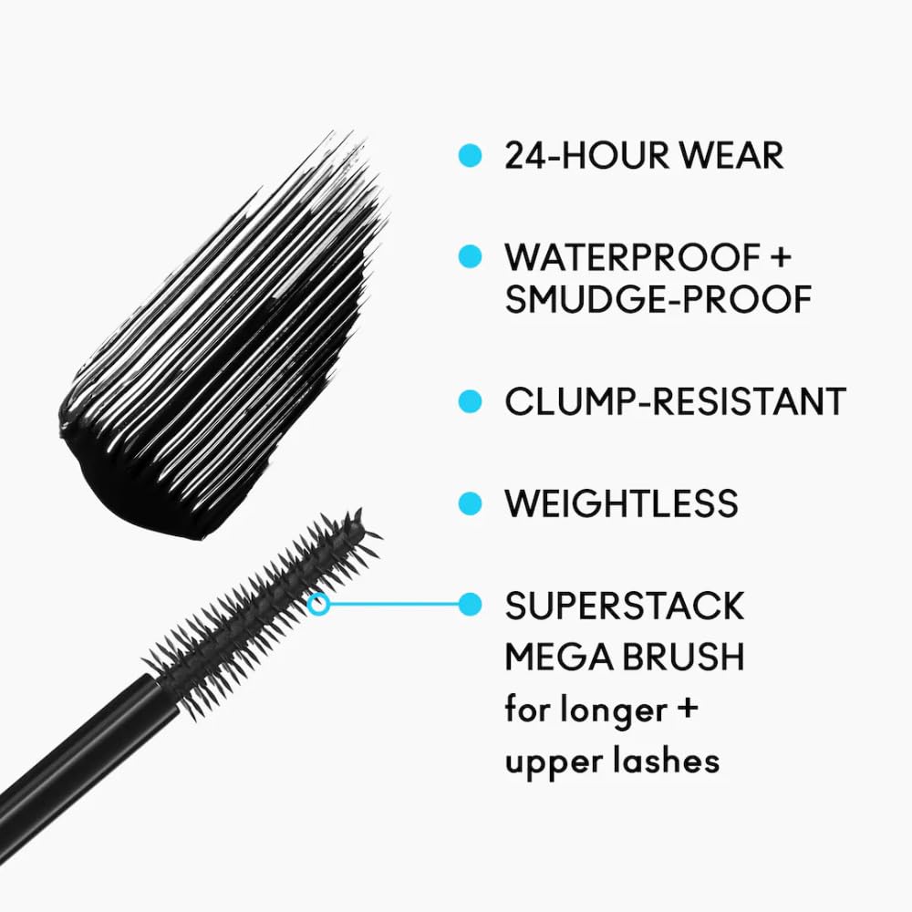 MAC Mega Brush close-up displaying bristle design for even lash coverage