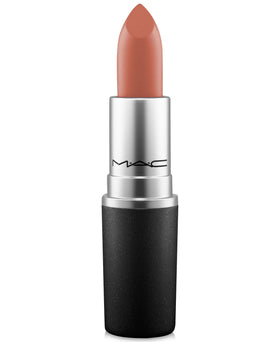 MAC matte lipstick TAUPE front packaging shows tube and cap, premium finish