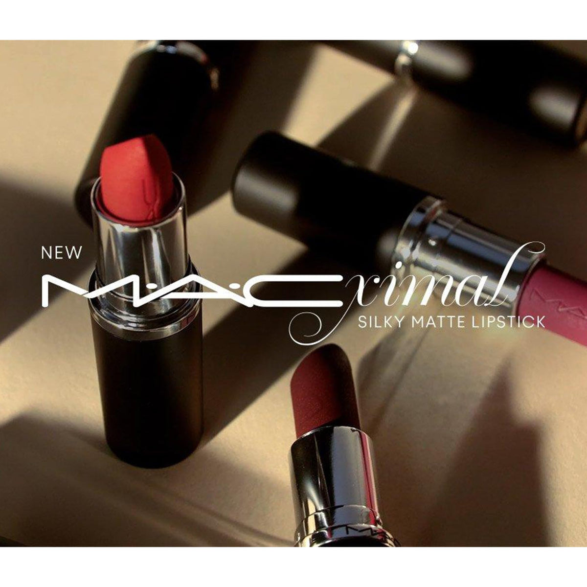 MAC Velvet Teddy on model in lifestyle portrait for daytime to evening wear