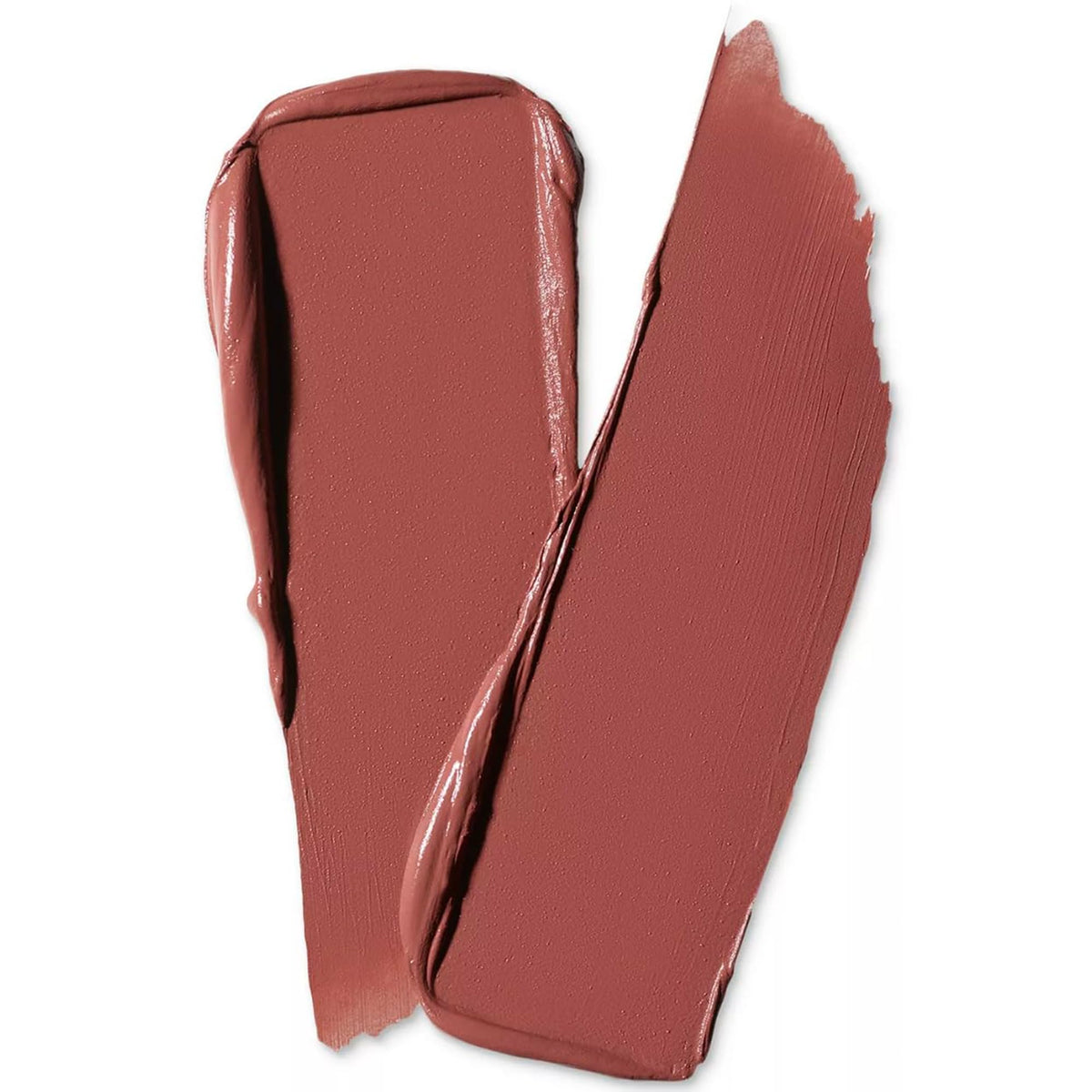MAC Velvet Teddy tube opened revealing lipstick bullet for easy application