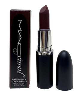 MAC Ximal Matte front packaging showing tube and shade, clear product ID and travel-ready benefit