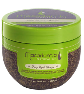 Macadamia Natural Oil front packaging showing product benefits and volume