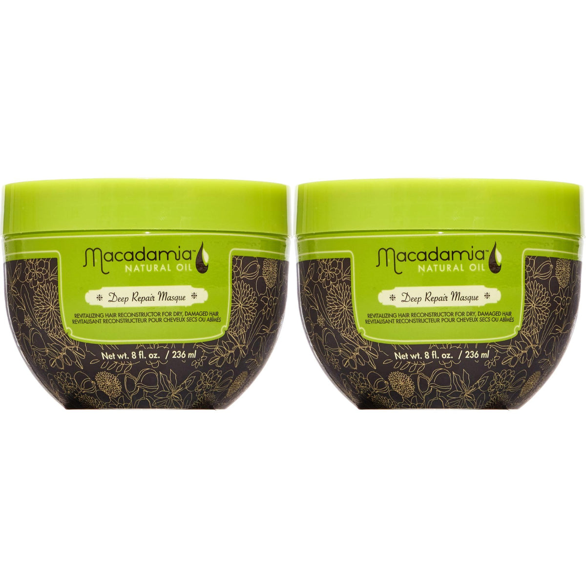 Macadamia Natural Oil jar front view showing label and hydrating benefit