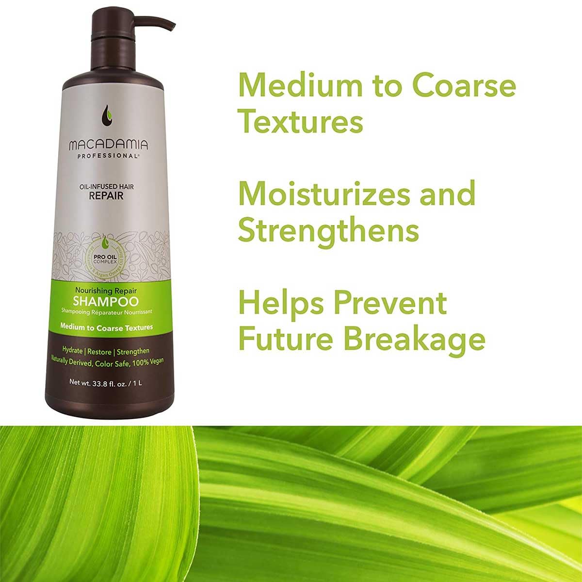 Macadamia Professional shampoo lather texture highlighting gentle foam