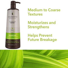Macadamia Professional shampoo lather texture highlighting gentle foam