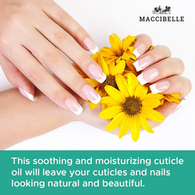 Maccibelle close-up oil texture illustrating lightweight absorption for hydration