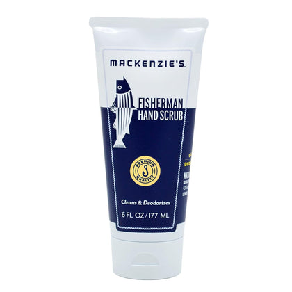 MacKenzie's front packaging showing 6 oz tub and label, highlights durability