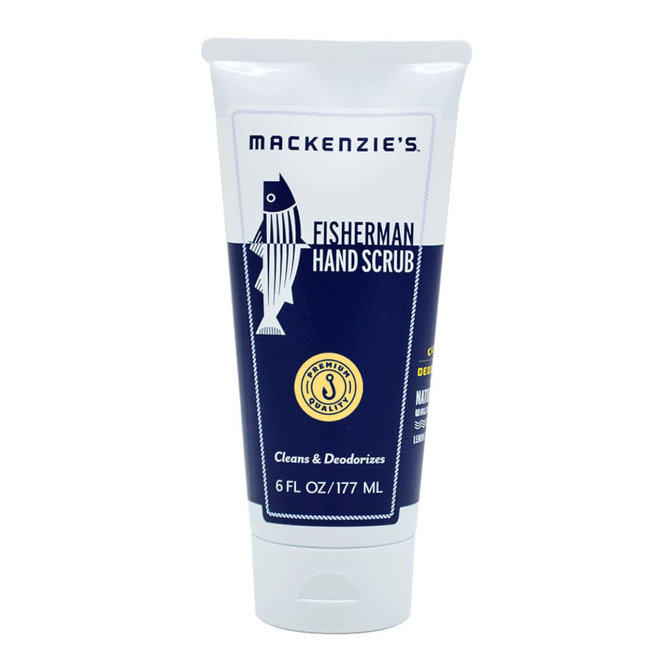 MacKenzie's front packaging showing 6 oz tub and label, highlights durability
