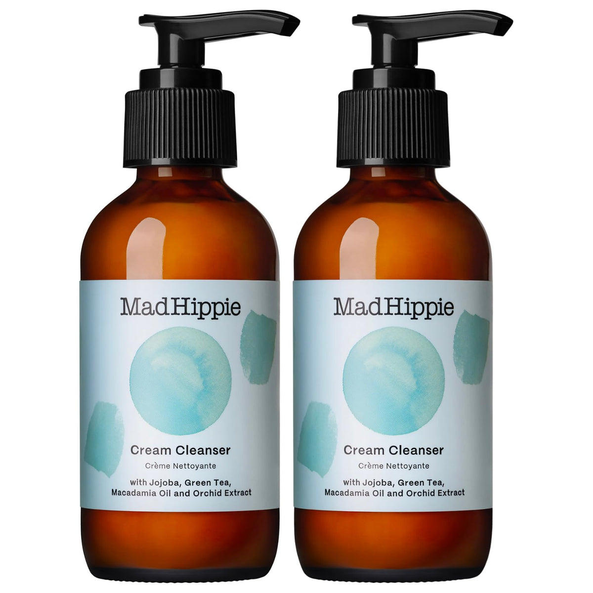 Mad Hippie front packaging showing gentle cleanser and benefits
