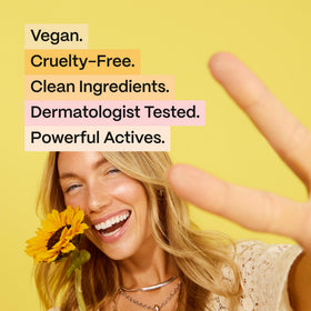 Mad Hippie eye cream label detail focusing on key actives and benefits