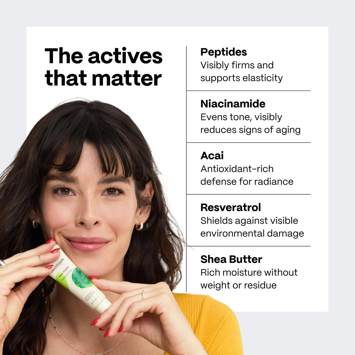 Mad Hippie cream being applied to hand demonstrating fast-absorbing hydration