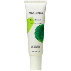 Mad Hippie face cream jar front view showing clean design and travel size benefit