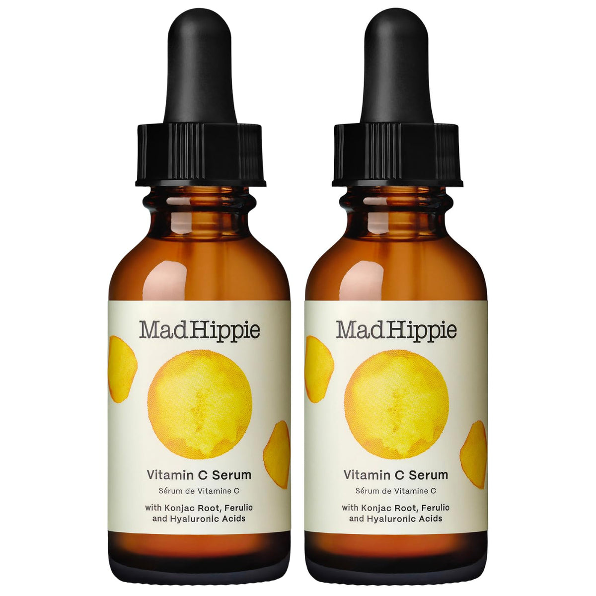 Mad Hippie front packaging showing clean serum bottle and clear benefit