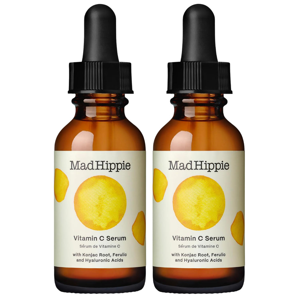 Mad Hippie front packaging showing clean serum bottle and clear benefit