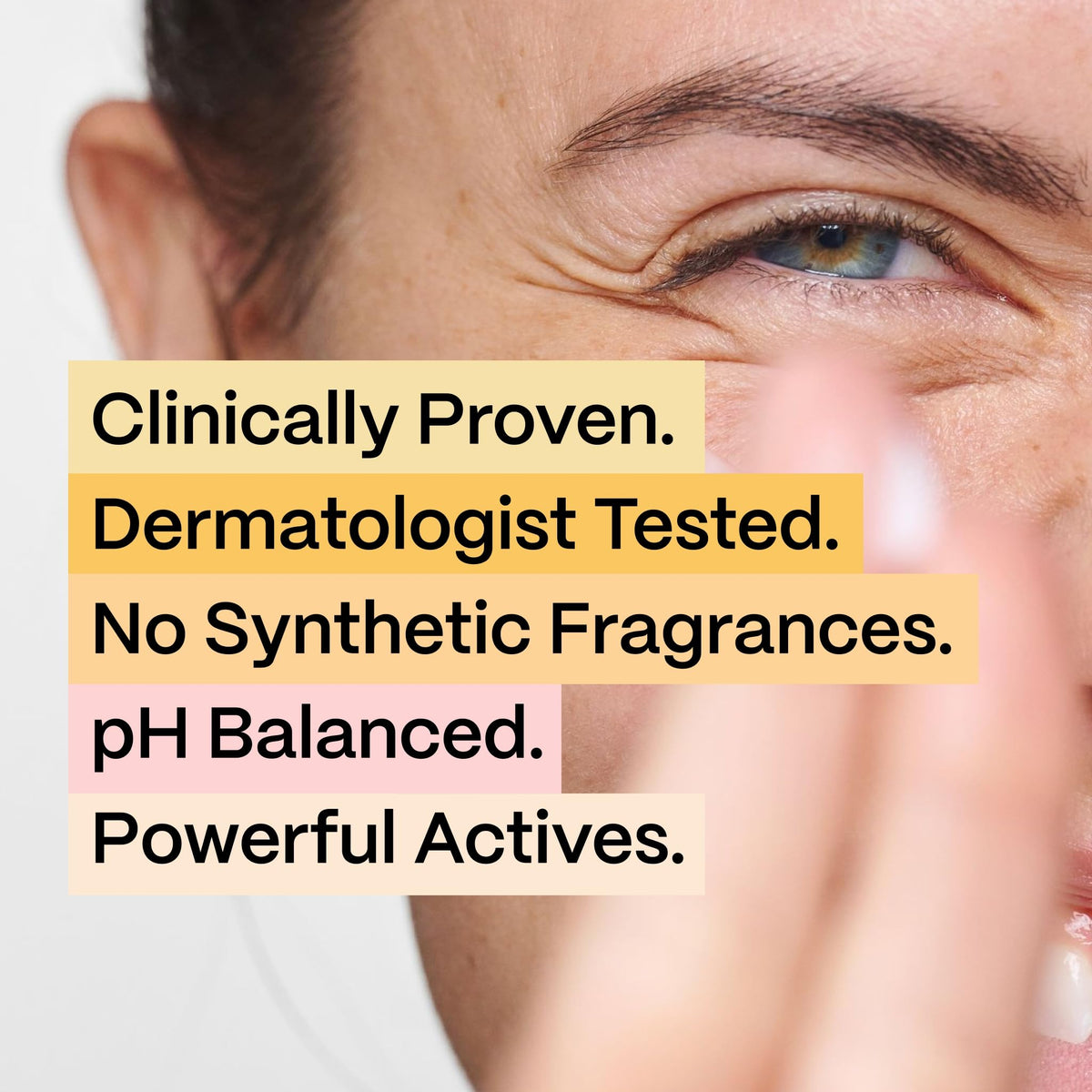 Mad Hippie product label close-up highlighting clean ingredients and benefits