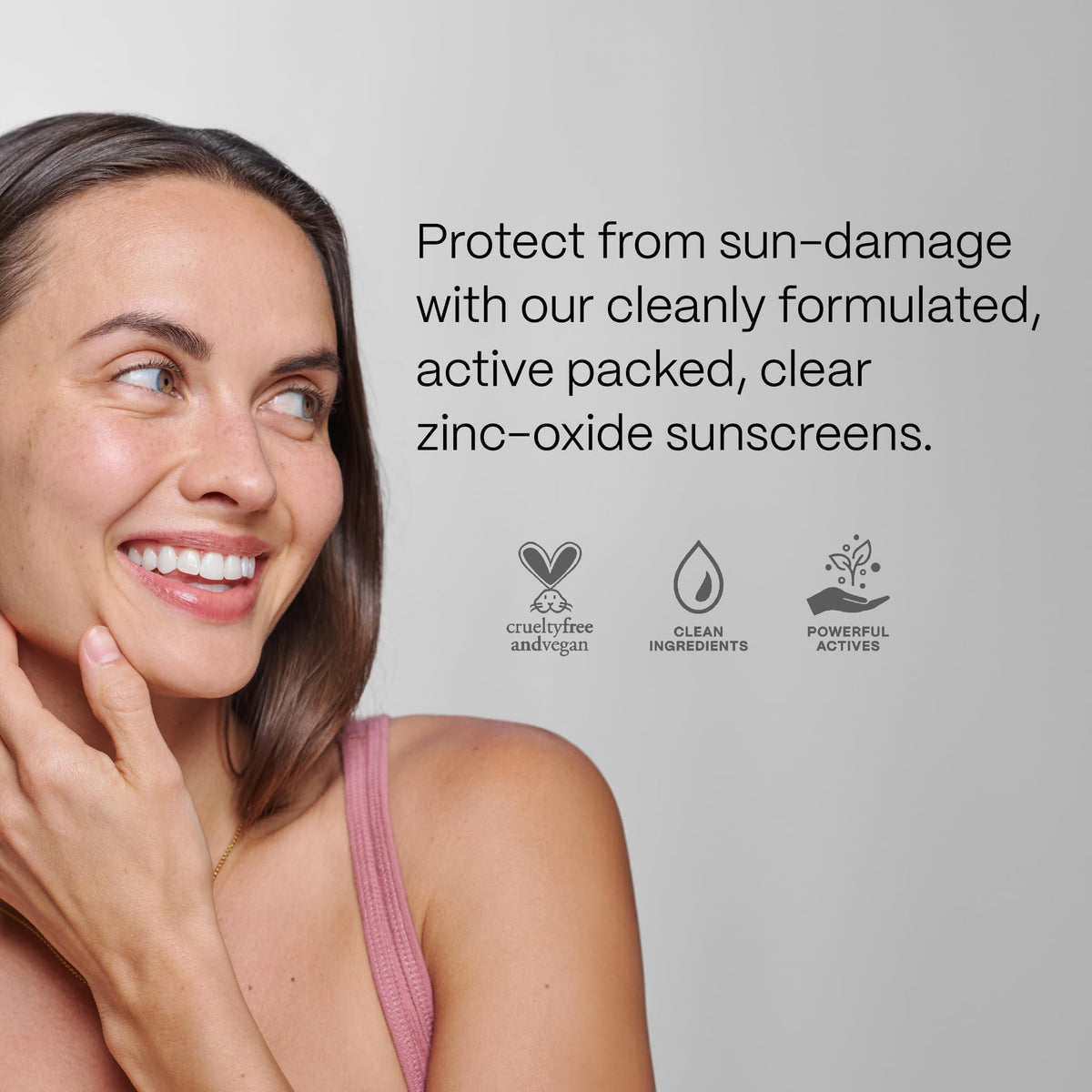 Mad Hippie applied on model's cheek demonstrating glow and lightweight wear