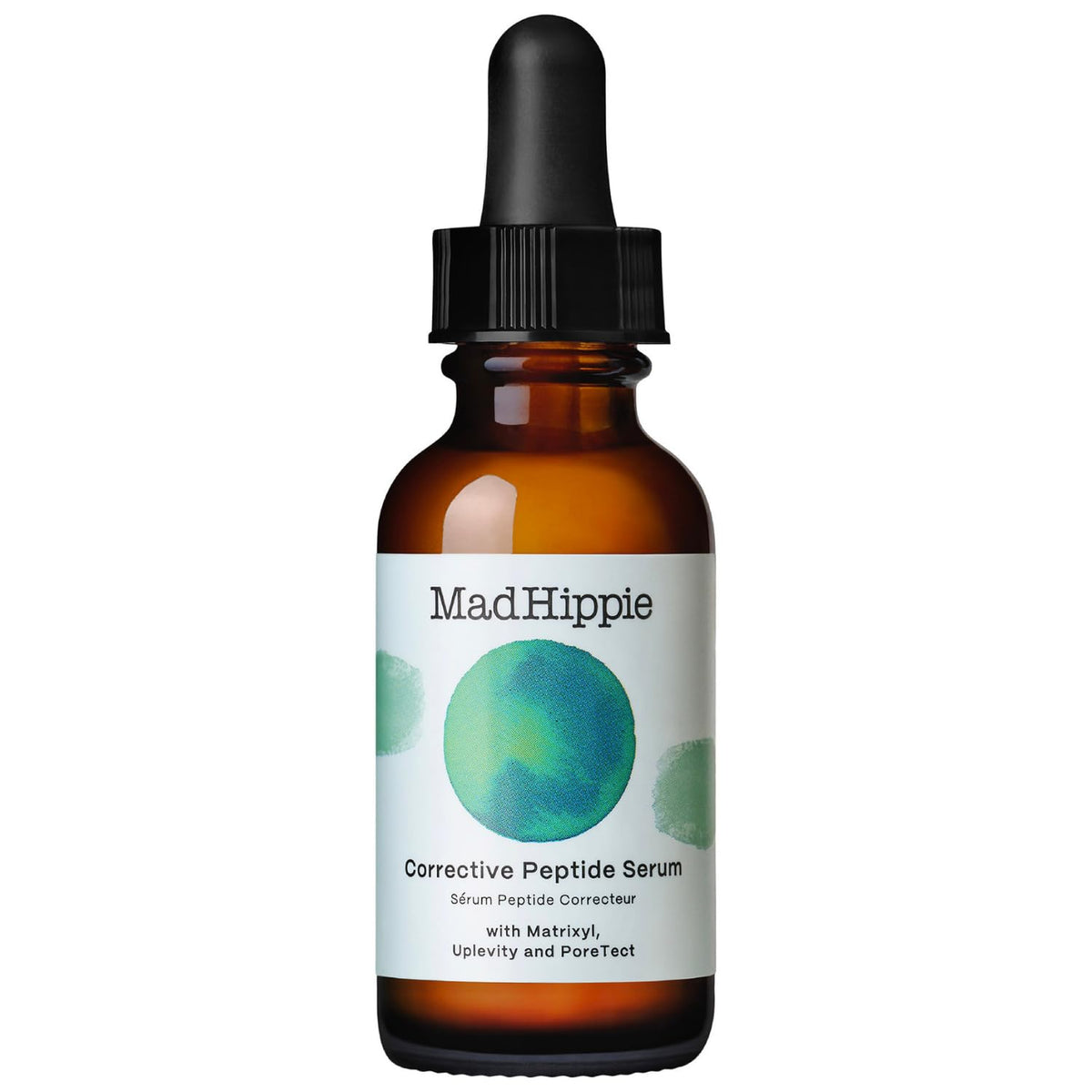 Mad Hippie front packaging showing bottle and label, communicates trustworthy skincare