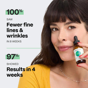 Mad Hippie peptides ingredient display, highlights collagen-supporting benefits