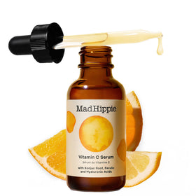 Mad Hippie front bottle shot showing sleek packaging and product benefit