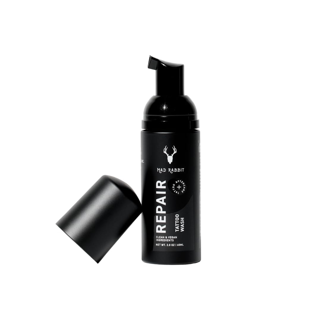 Mad Rabbit front packaging 2oz showing compact travel-friendly design and benefits