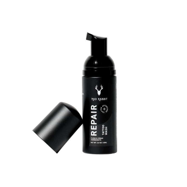 Mad Rabbit front packaging 2oz showing compact travel-friendly design and benefits