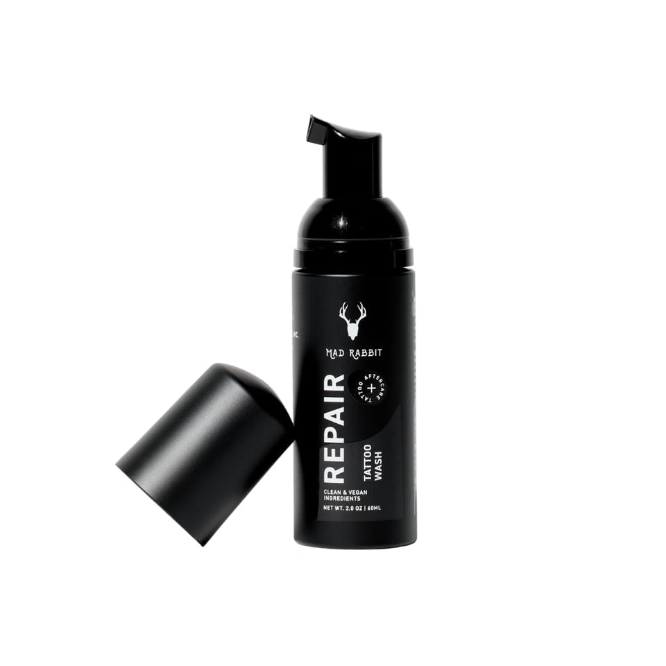 Mad Rabbit front packaging 2oz showing compact travel-friendly design and benefits