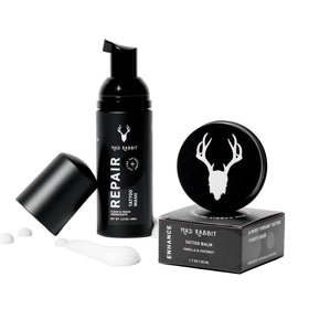 Mad Rabbit front packaging showing both cleanser and balm for clear routine