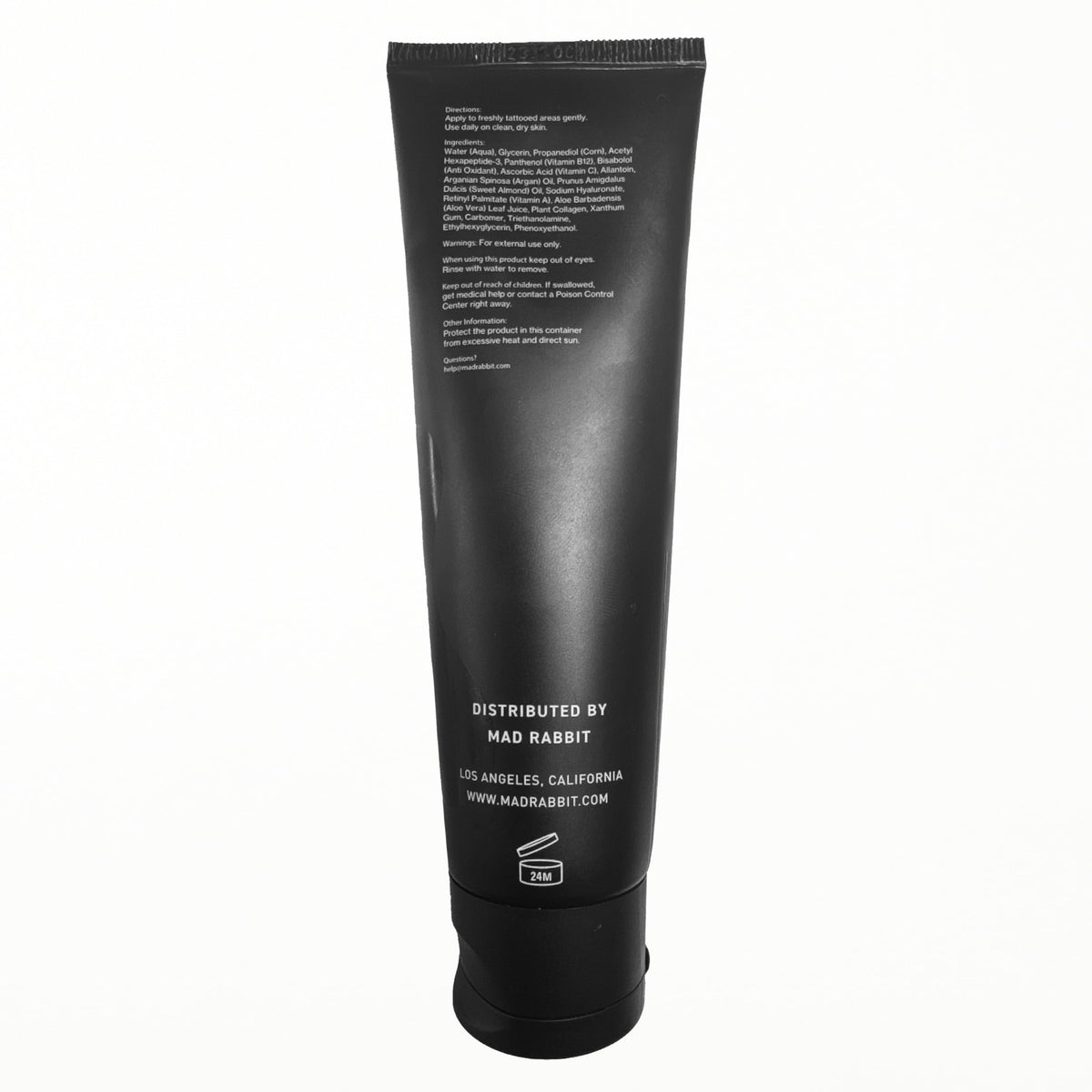 Mad Rabbit gel on bathroom counter showing daily aftercare routine