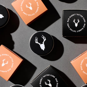 Mad Rabbit label close-up highlighting Tangerine and Vanilla scent
