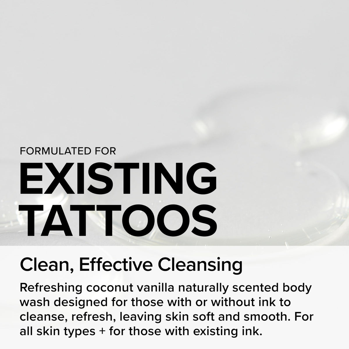 Mad Rabbit body wash in hand being applied to skin, easy use