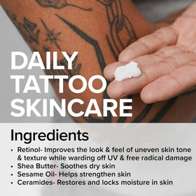 Mad Rabbit Replenish beside Soothing Gel to suggest recommended tattoo care pair