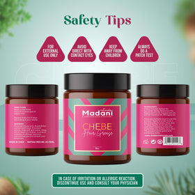 Madani Naturals on a bathroom shelf in a lifestyle setting promoting daily use