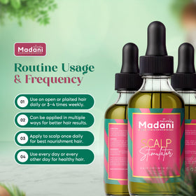 Madani Naturals ingredients flatlay featuring rosemary mint and carrier oils benefits