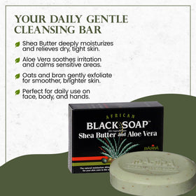 Madina soap lather in hand demonstrating gentle moisturizing foam